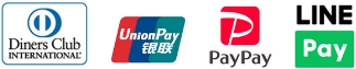 DinersClub/UnionPay/PayPay/LINEPay
